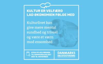 Kultur er velfærd. Lad økonomien følge med